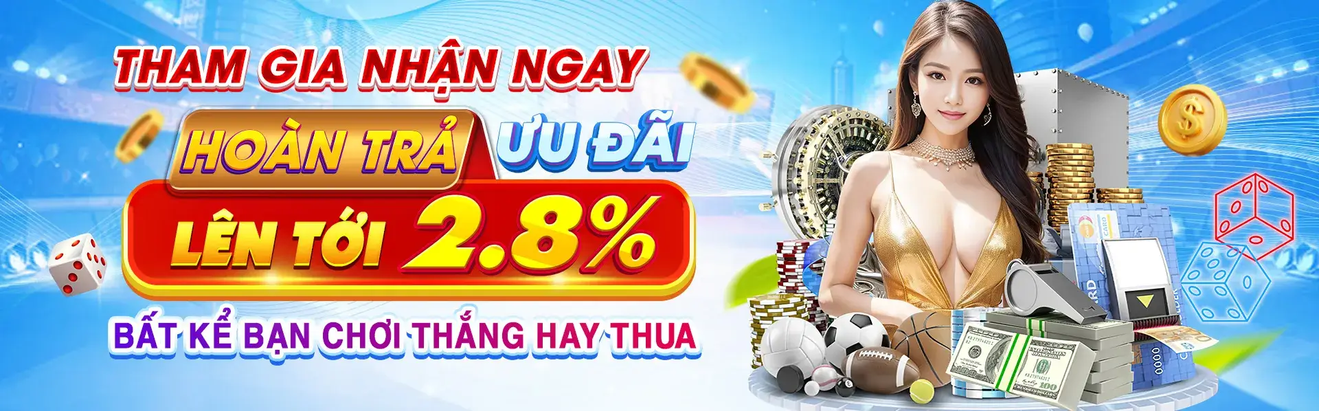 Nhà cái J123b com khuyến mãi hoàn trả 2.8%
